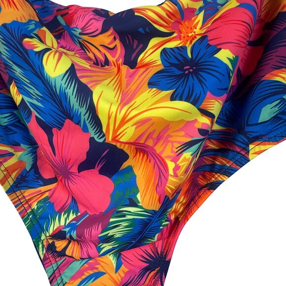 Shein Medium Bright Halter Swim Suit - Picture 2 of 6